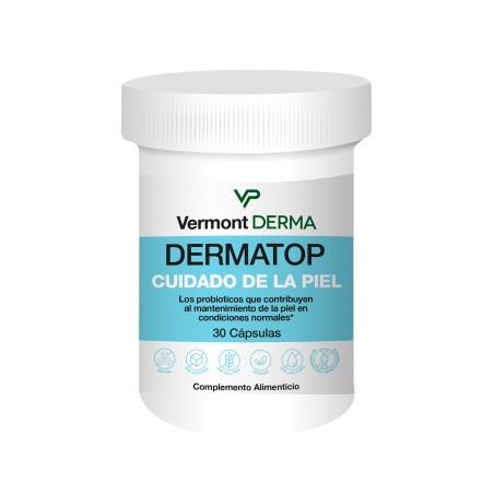 Comprar DERMATOP 30 CAPS VERMONT DERMA  online - Farmacia Coliseum