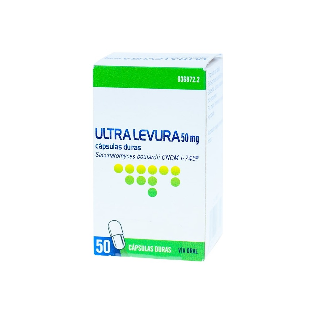 Comprar online ULTRA LEVURA 50 MG 50 CAPS - Farmacia Coliseum