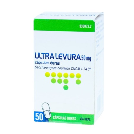 Comprar online ULTRA LEVURA 50 MG 50 CAPS - Farmacia Coliseum