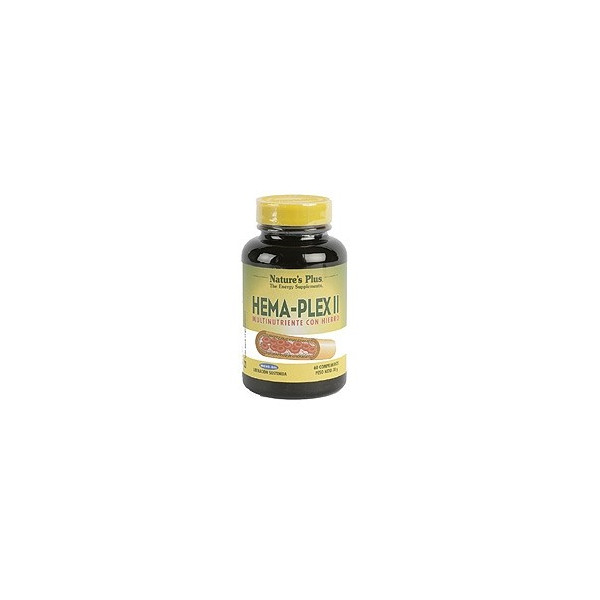 HEMAPLEX II 60 COMP NATURE'S PLUS (2 AL DIA)