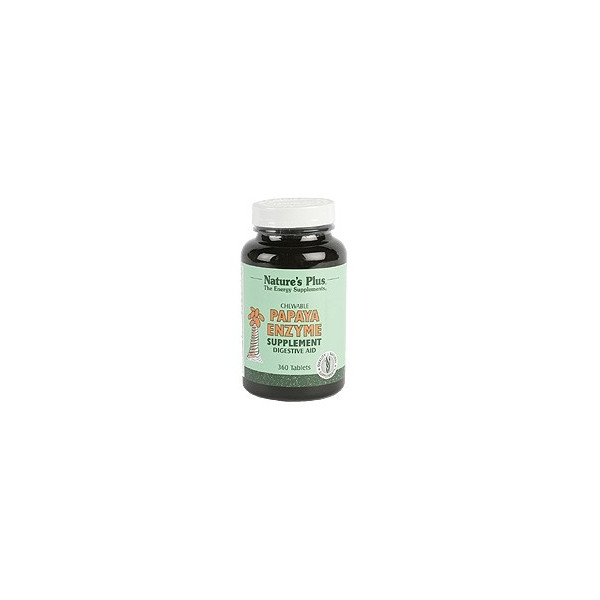 PAPAYA ENZIME 360 COMP MAST NATURE'S PLUS