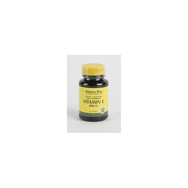 VITAMINA E MEZCLA 400 UI 60 PERLAS NATURE'S PLUS