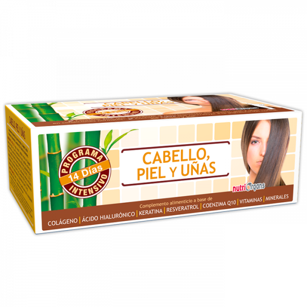 NUTRIORGANS CABELLO PIEL UÑAS 14 VIALES TONGIL