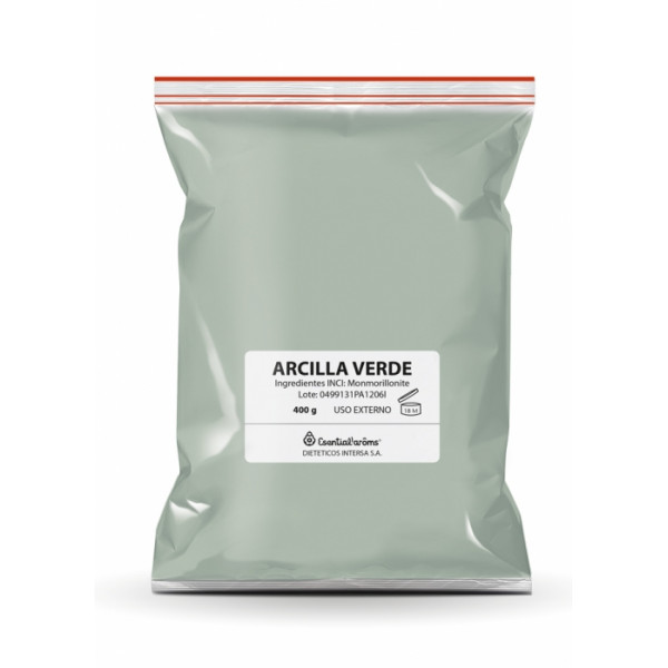 ARCILLA VERDE 400 GR. INTERSA