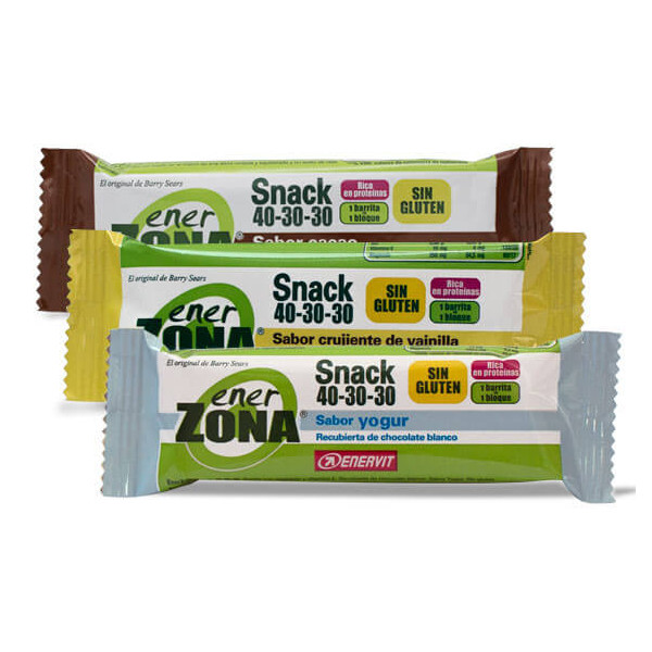ENERZONA SNACK 30 BARRITAS CHOCO (1 BLOQUE)