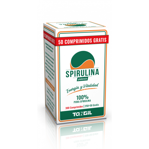 ESPIRULINA HAU 300 COMP. TONGIL