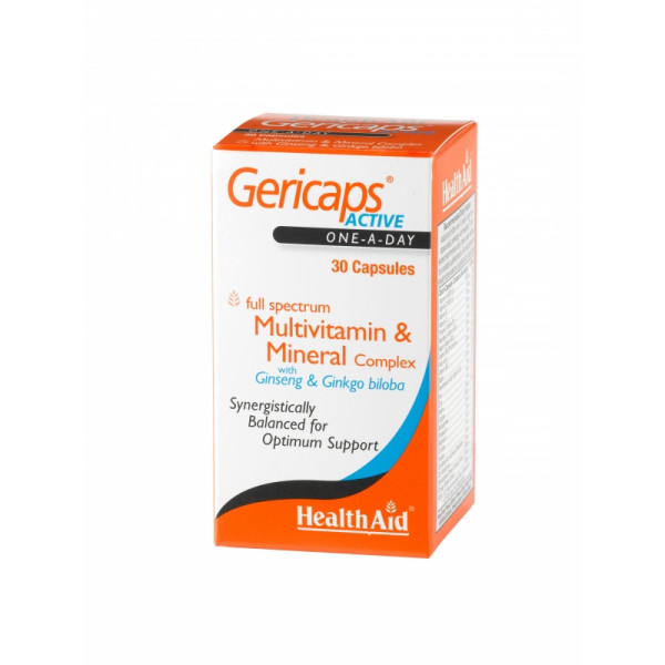 GERICAPS ACTIVE CON GINSENG Y GINKGO 30 CAP NUTRINAT
