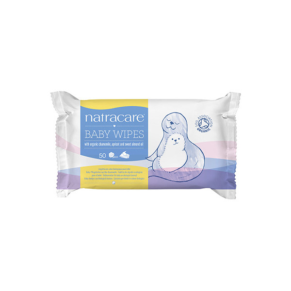 NATRACARE BABY WIPES. 50 TOALLITAS BEBE