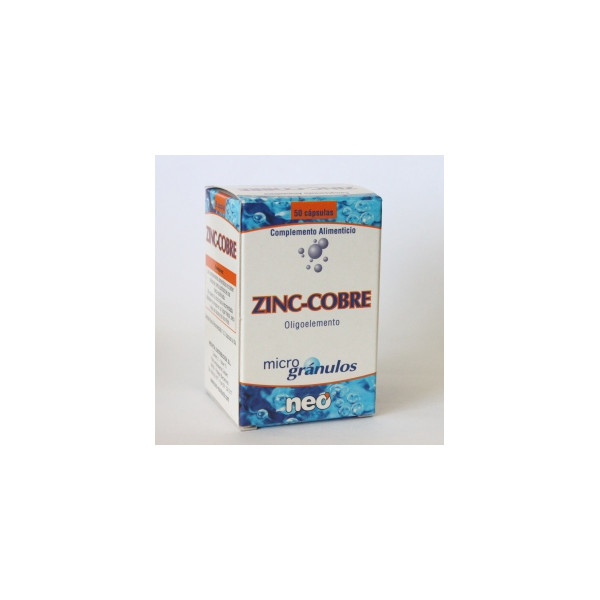 ZINC COBRE MICROGRANULOS 50 CAP NEO