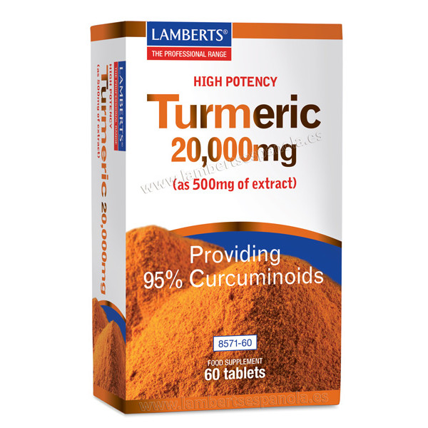 CURCUMA 20000 MG (TURMERIC) 60 COMP LAMBERTS