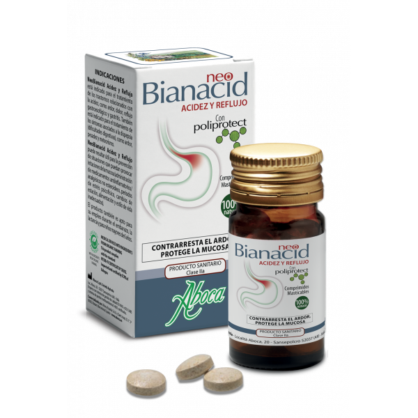 NEOBIANACID ACIDEZ REFLUJO 45 COMP MASTICABLES ABOCA