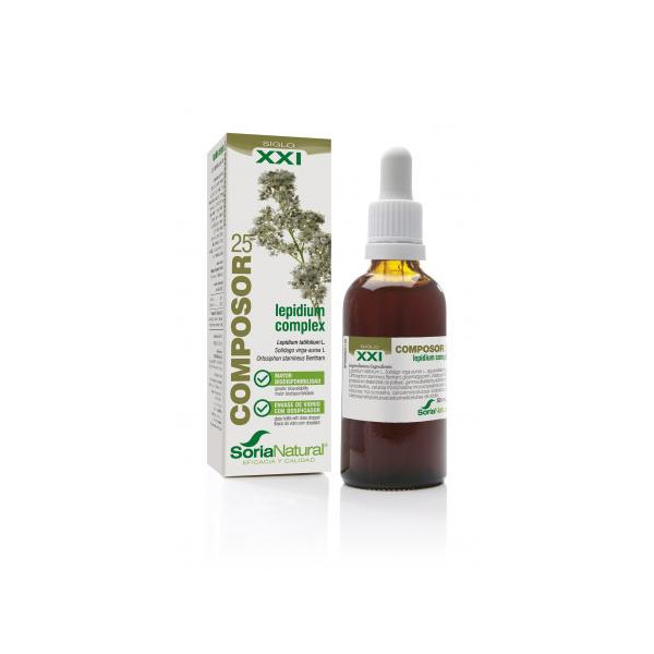 COMPOSOR 25 XXI LEPIDIUMCOMPLEX 50 ML SORIA NATURAL