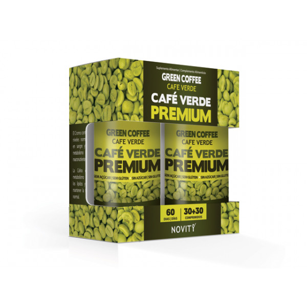 CAFE VERDE PREMIUM PACK ECONOMICO 30+30 COMP DIETMED