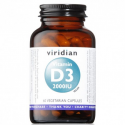 VITAMINA D3 VEGANA 2000 UI 60 VEG CAPS VIRIDIAN