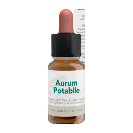 AURUM POTABILE 10 CC FORZA VITALE ECOSOL