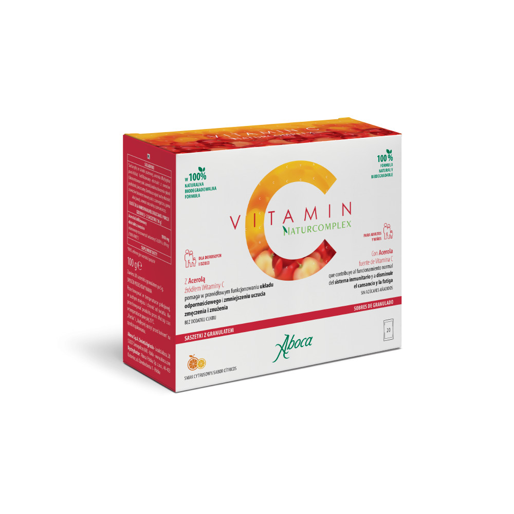 Comprar online VITAMIN C NATURCOMPLEX 20 SOBRES ABOCA - Coliseum