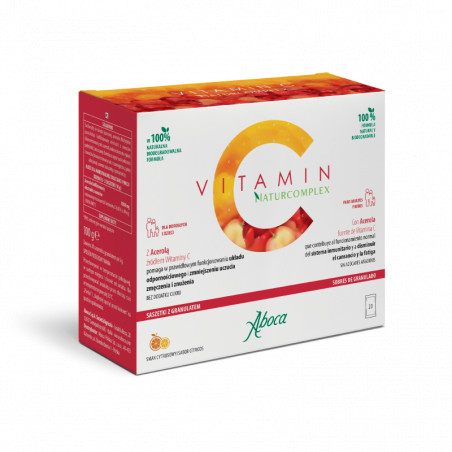 Comprar online VITAMIN C NATURCOMPLEX 20 SOBRES ABOCA - Coliseum