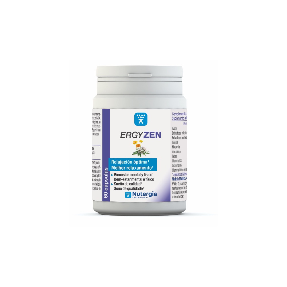 Comprar online ERGYZEN 60 CAPS NUTERGIA - Farmacia Coliseum