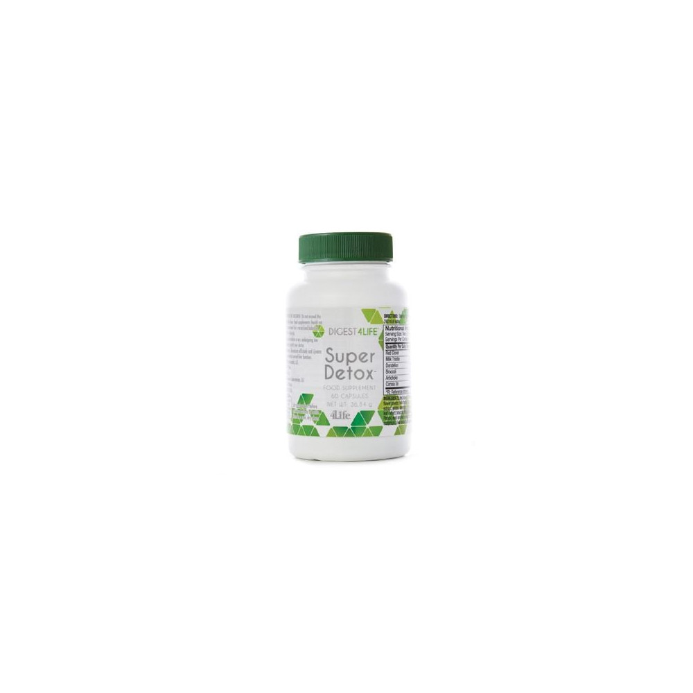 Comprar online SUPER DETOX 60 CAP 4 LIFE - Farmacia Coliseum