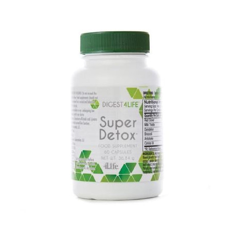 Comprar online SUPER DETOX 60 CAP 4 LIFE - Farmacia Coliseum