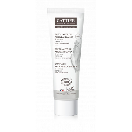CATTIER EXFOLIANTE FACIAL ARCILLA BLANCA ALOE 100 CC