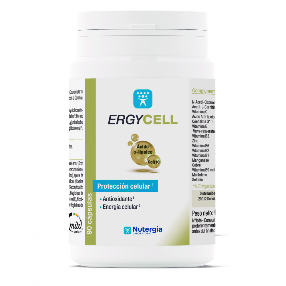 Comprar ERGYCELL 90 CAP NUTERGIA online - Farmacia Coliseum