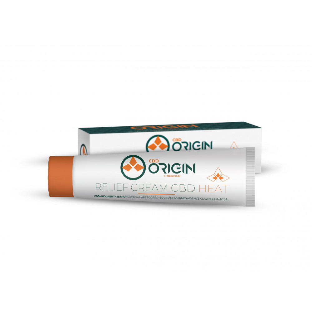 CBD ORIGIN CREAM CBD HEAT EFECTO CALOR 60 CC NATURASOR SORIA NATURAL