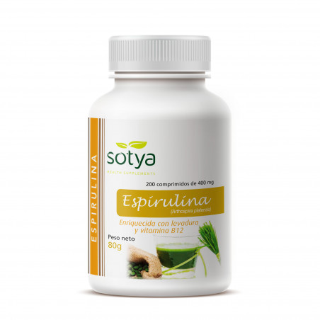 ESPIRULINA 400MG 200 COMP SOTYA