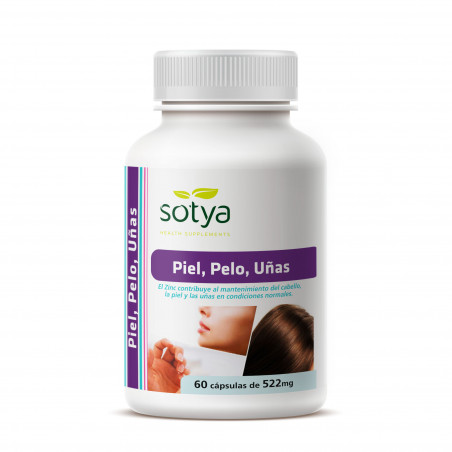 PIEL PELO UÑAS 60 CAPS SOTYA