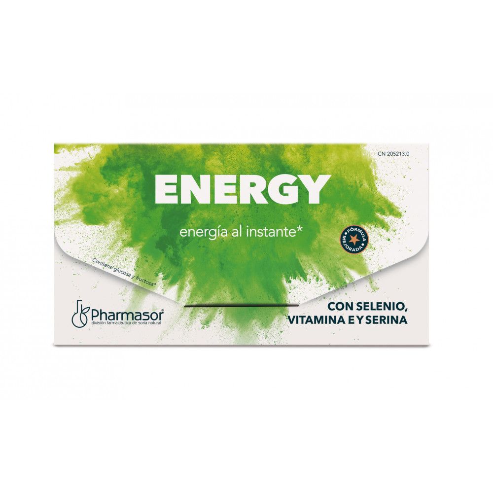 Comprar online ENERGY 20 VIALES PHARMASOR - Farmacia Coliseum