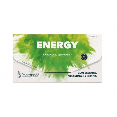 Comprar online ENERGY 20 VIALES PHARMASOR - Farmacia Coliseum
