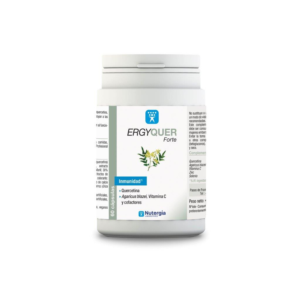 Comprar ERGYQUER FORTE 60 CAP NUTERGIA online - Farmacia Coliseum