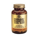 COLINA INOSITOL 250/250 MG 50 CAP SOLGAR