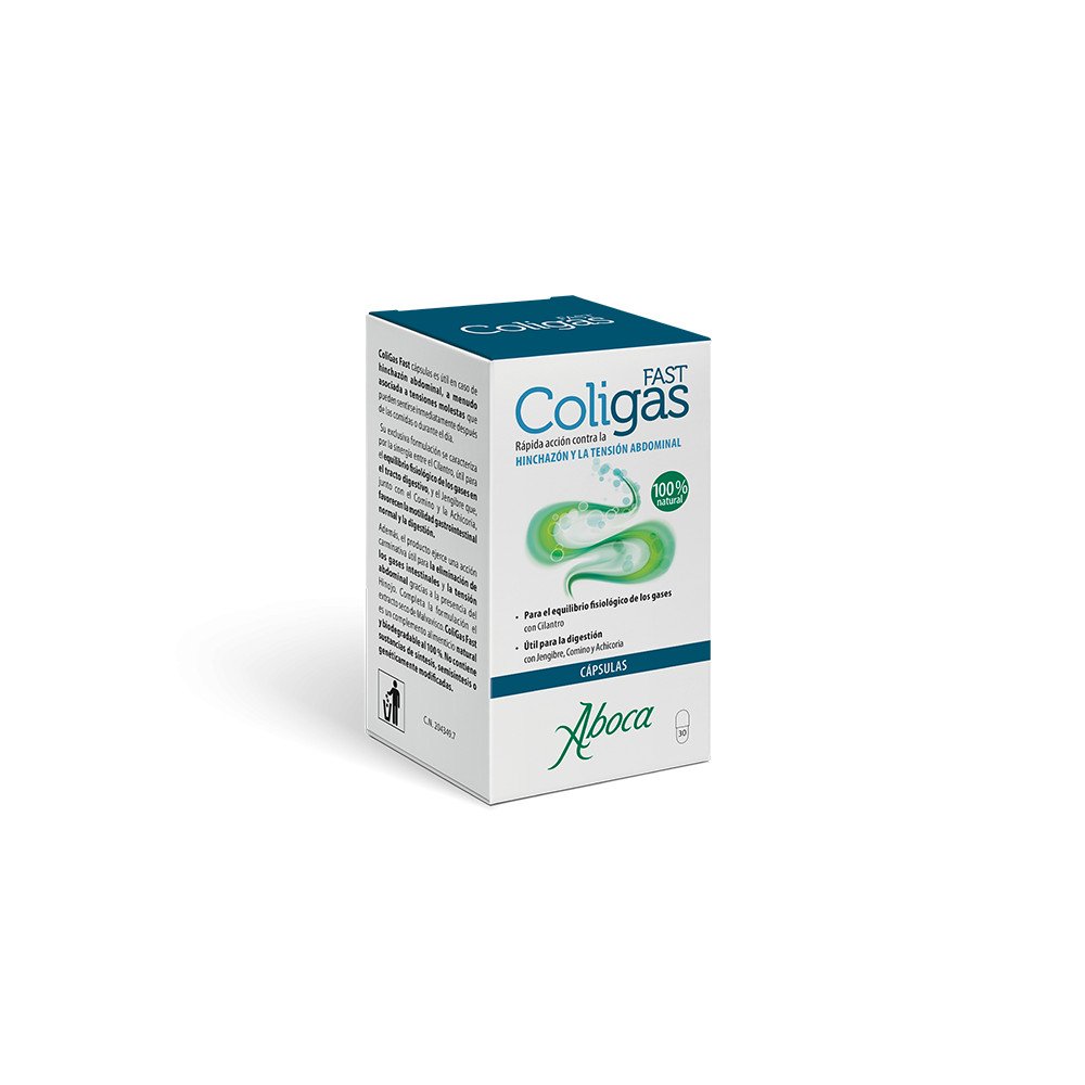 Comprar online COLIGAS FAST 30 CAP ABOCA - Farmacia Coliseum