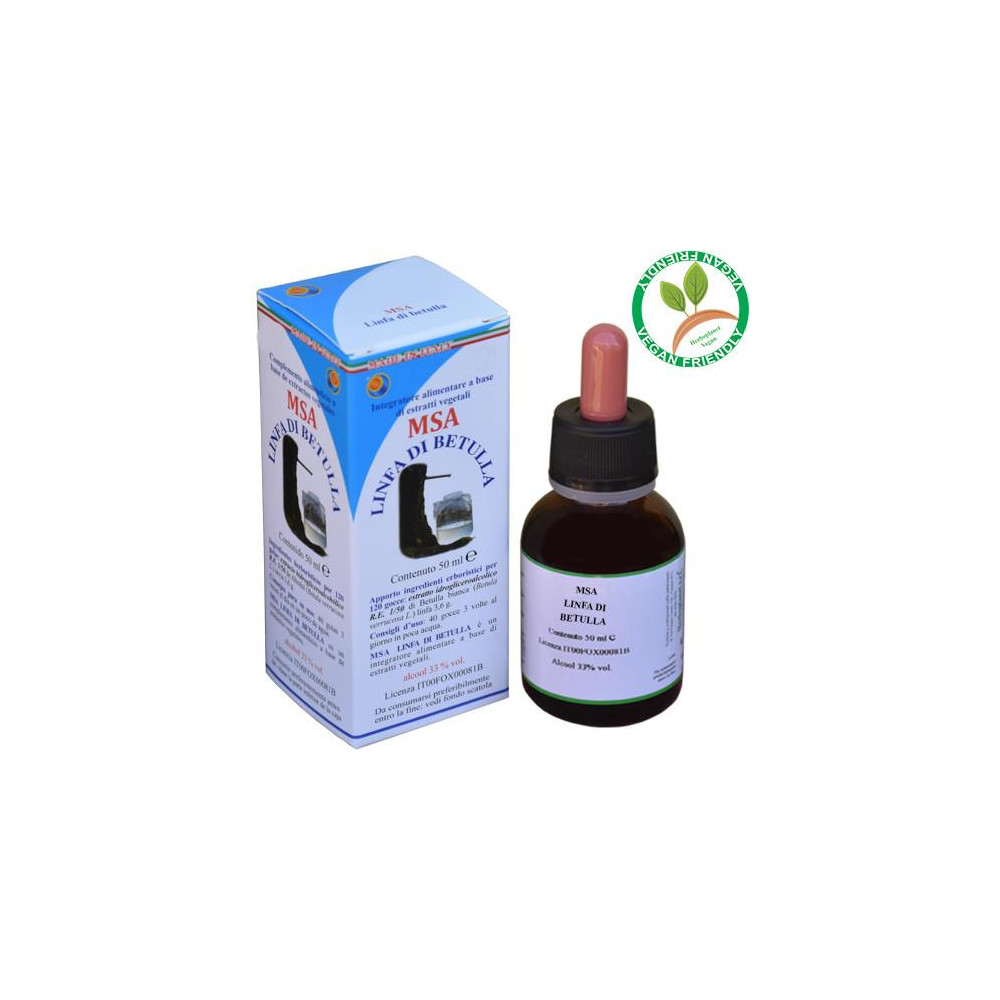 Comprar online LINFA DI BETULA SAVIA MSA MACERADO 50 CC HERBOPLANET