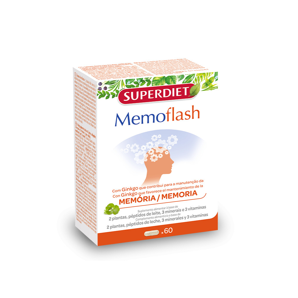 Comprar  MEMOFLASH 60 CAP SUPER DIET online - Farmacia Coliseum