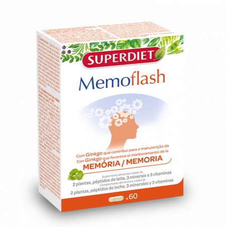Comprar  MEMOFLASH 60 CAP SUPER DIET online - Farmacia Coliseum