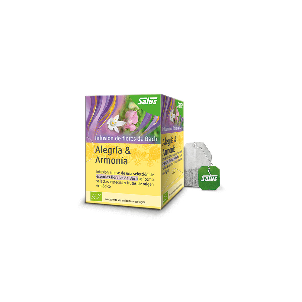 Comprar online ALEGRIA HARMONIA INFUSION FLORES DE BACH 15 UNID SALUS - Farmacia Coliseum