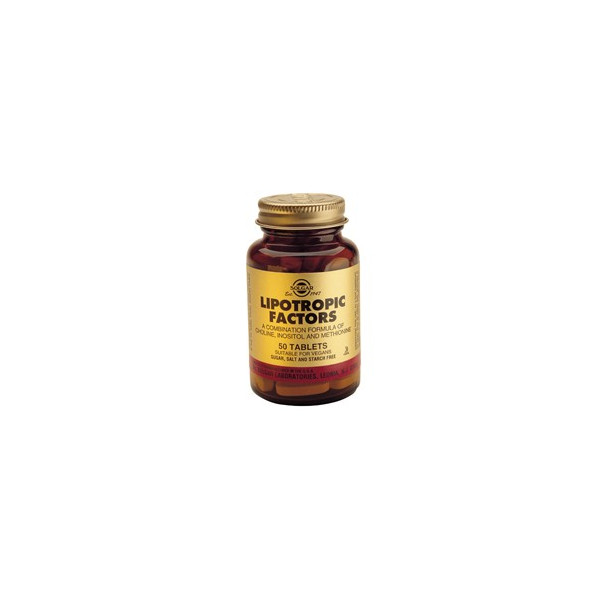 FACTORES LIPOTROPICOS 50 COMP SOLGAR