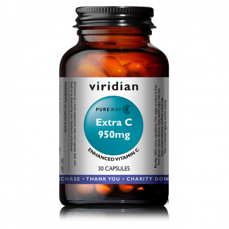 Comprar online EXTRA C 950 MG 30 VEG CAPS VIRIDIAN - Farmacia Coliseum