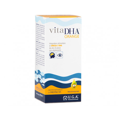 Comprar VITA DHA ORANGE 150 ML UGA NUTRACEUTICALS online - Farmacia Coliseum