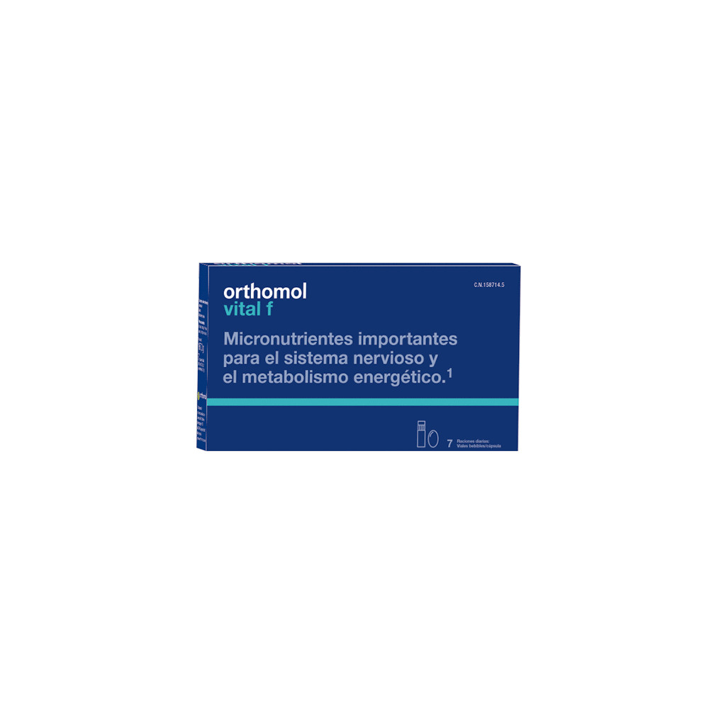 Comprar ORTHOMOL VITAL F 7 AMP COBAS online - Farmacia Coliseum