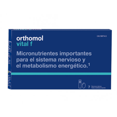 Comprar ORTHOMOL VITAL F 7 AMP COBAS online - Farmacia Coliseum