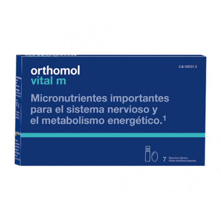 Comprar ORTHOMOL VITAL M 7 AMP COBAS online - Farmacia Coliseum