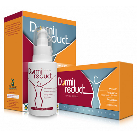 Comprar online DORMI REDUCT PACK 60 CAP + SPRAY TEGOR - Farmacia Coliseum