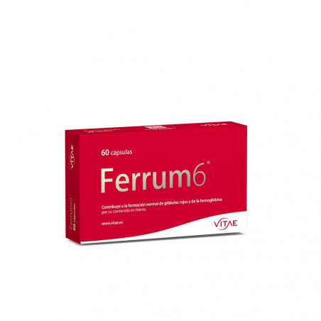FERRUM 6 (HIERRO 7 MG+FOLICO+ESPIRULINA) 60 CAP VITAE
