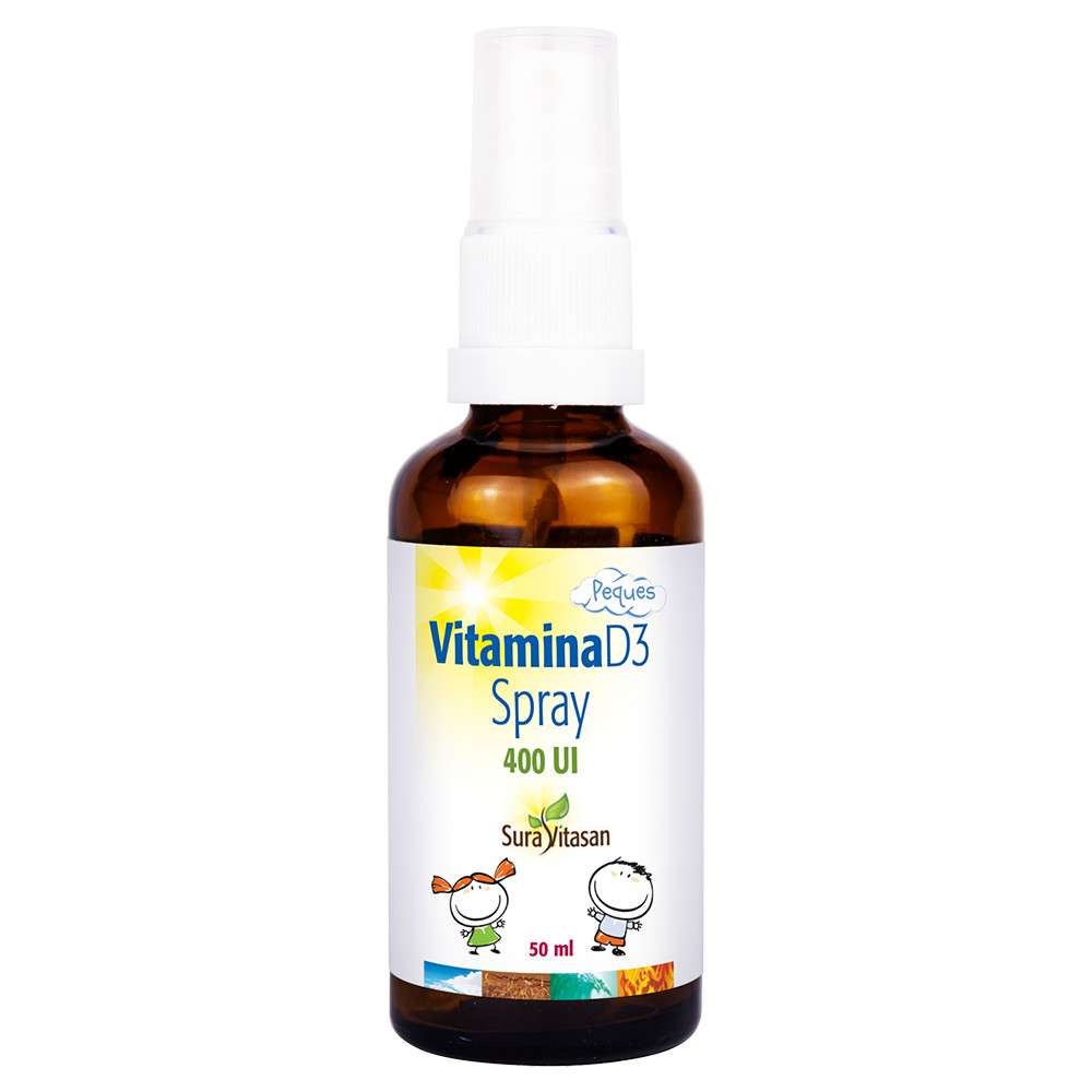 VITAMINA D3 PEQUES SPRAY 400 UI D3 / PULVERIZACION 50 CC SURAVITASAN