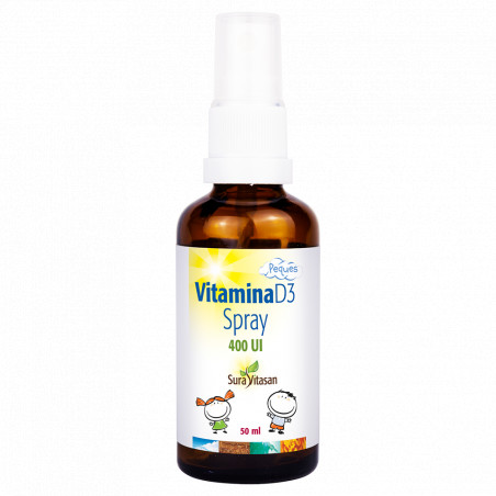 VITAMINA D3 PEQUES SPRAY 400 UI D3 / PULVERIZACION 50 CC SURAVITASAN