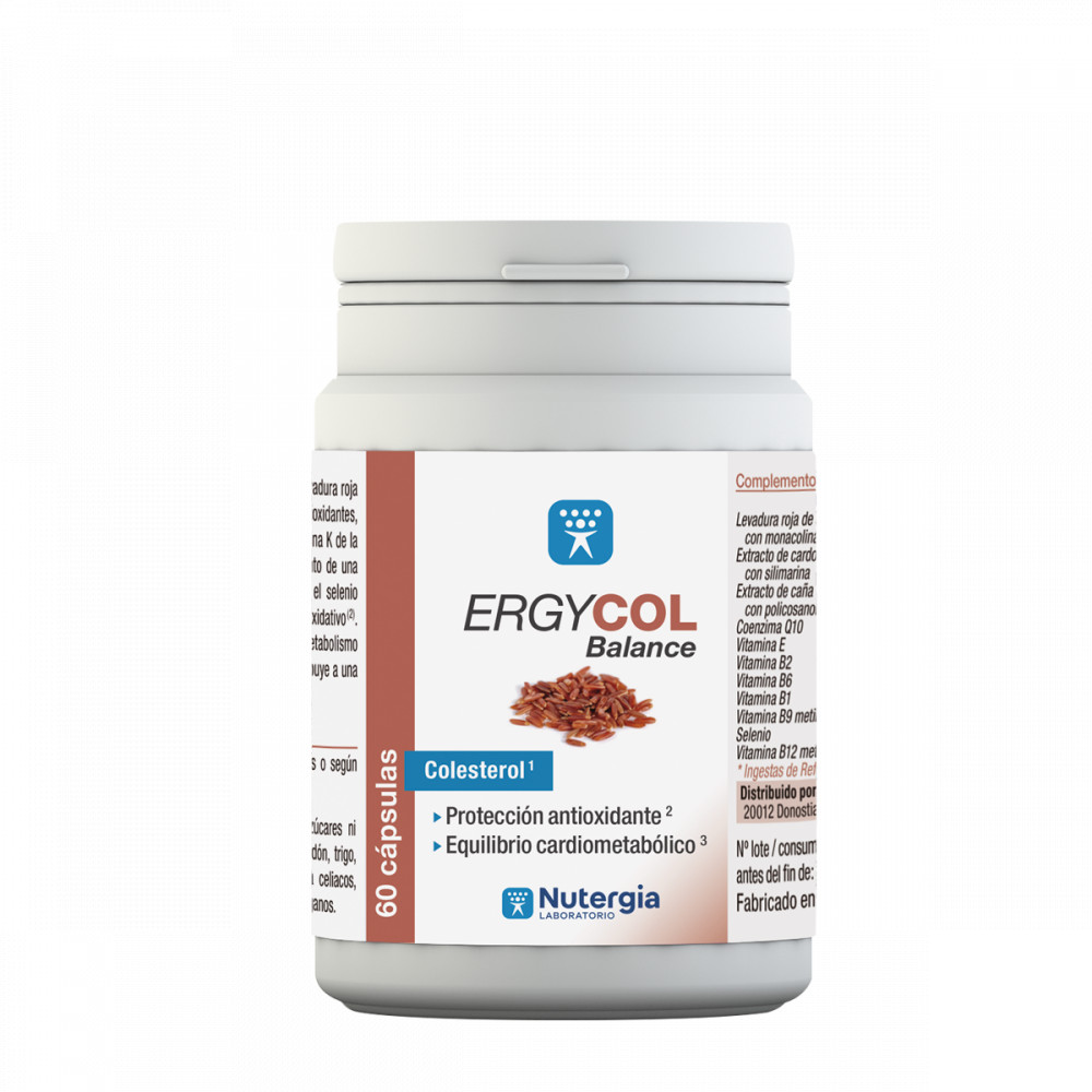 Comprar ERGYCOL BALANCE 60 CAP NUTERGIA online - Farmacia Coliseum