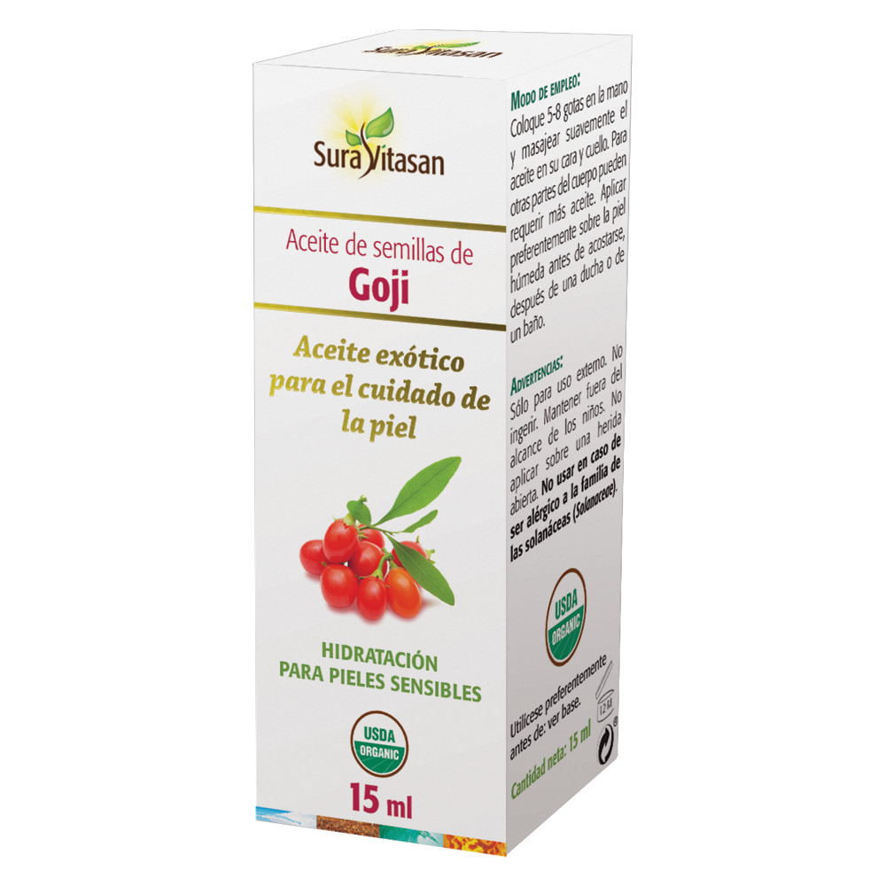 Comprar GOJI ACEITE SEMILLAS BIO 15 CC SURA VITASAN online - Coliseum
